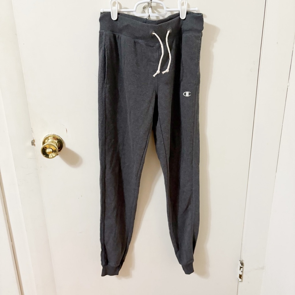 5/$25 Champion Dark Gray Joggers with Logo XS
